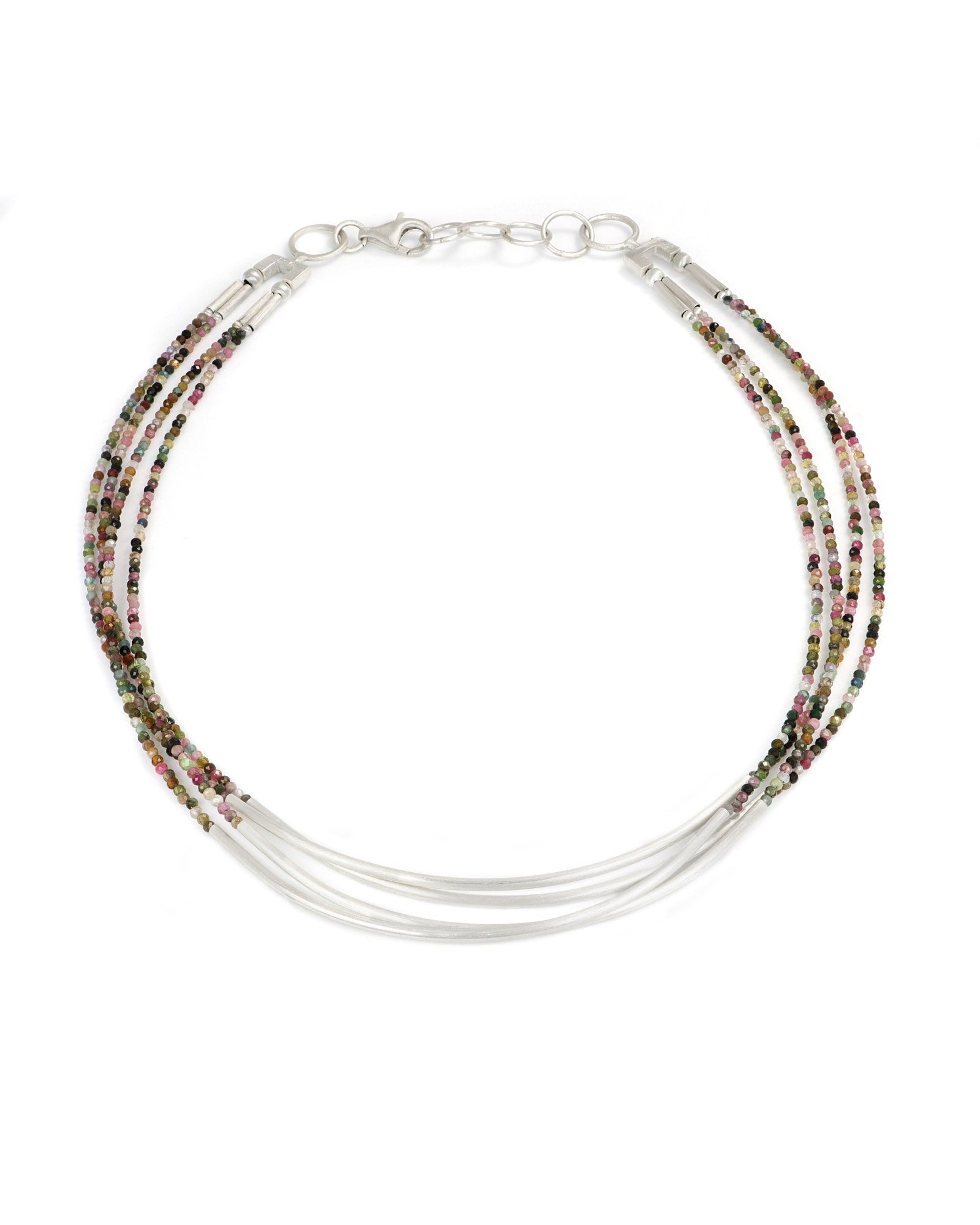 4 Strand Tourmaline Necklace