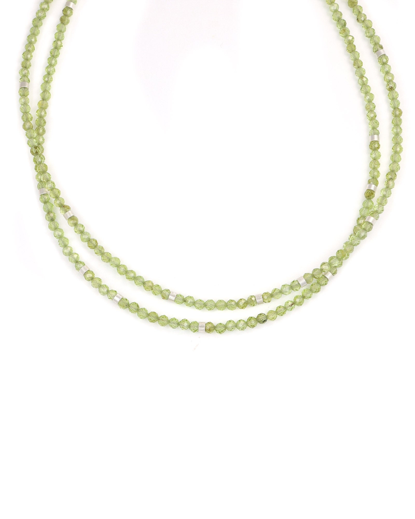 2 Strand Peridot Necklace