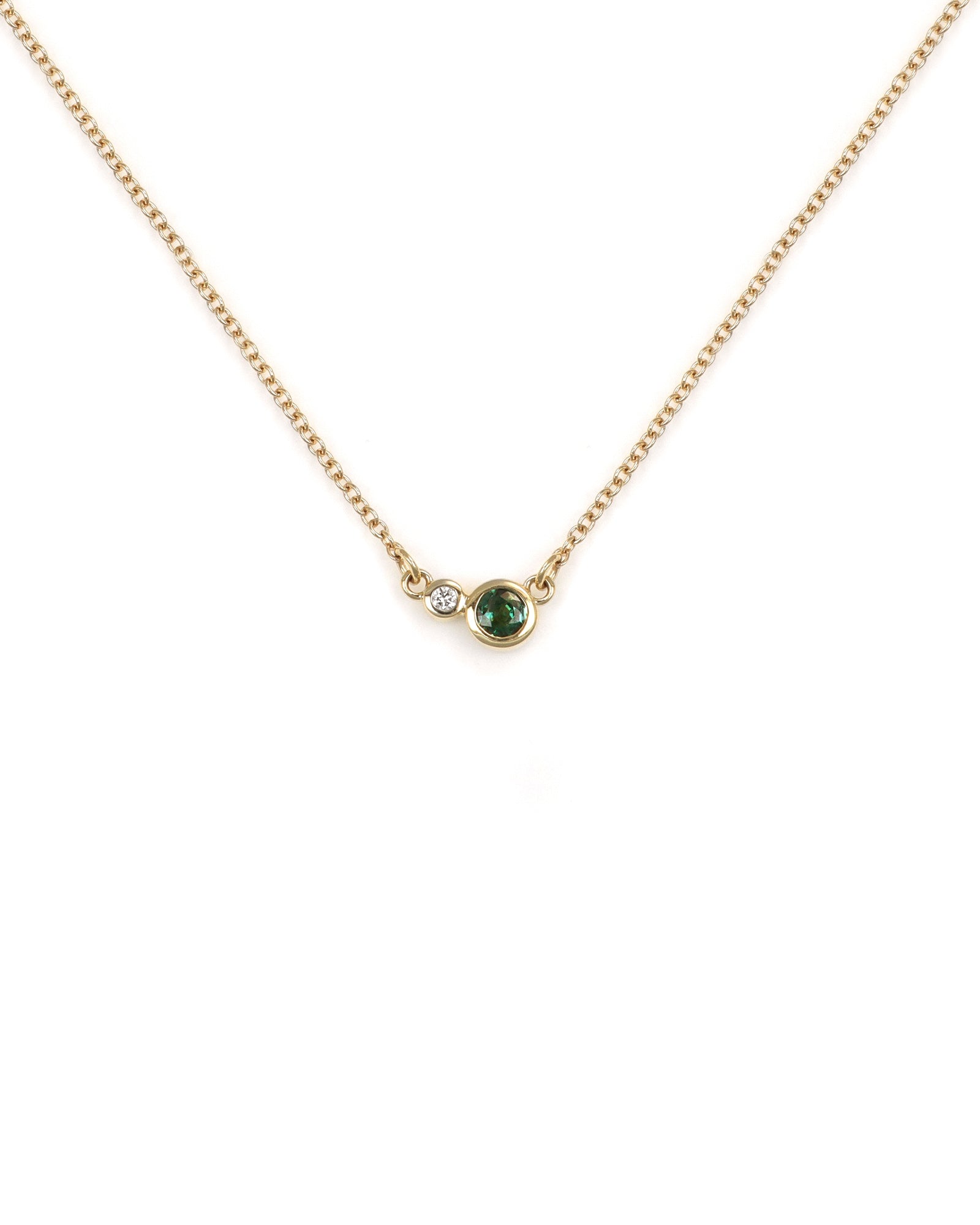 Alexandrite and Diamond Necklace