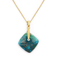 Chrysocolla Sticks and Stones Pendant