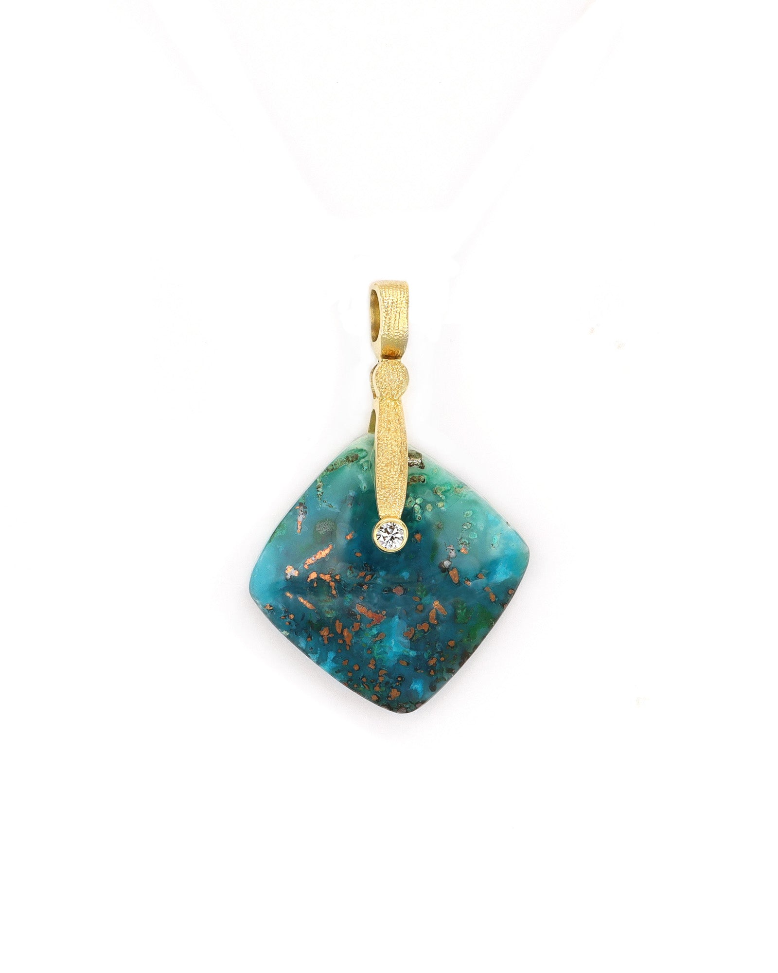 Chrysocolla Sticks and Stones Pendant