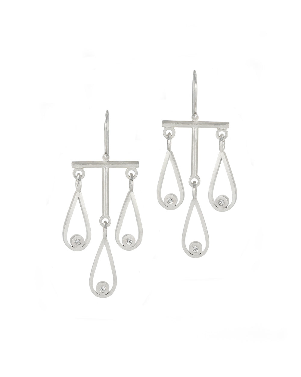 Flame Chandelier Earrings