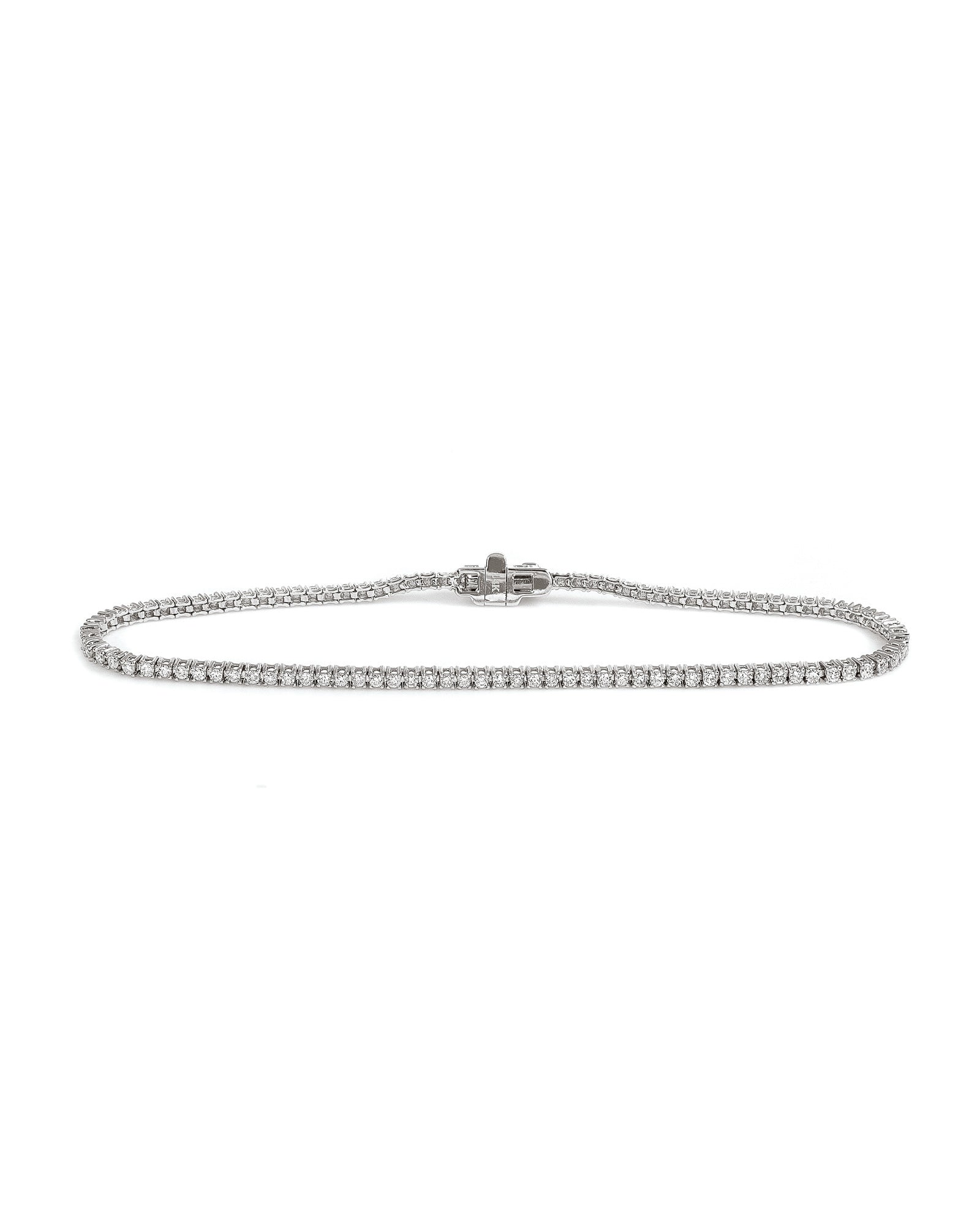 14kw 1ctw Diamond Tennis Bracelet