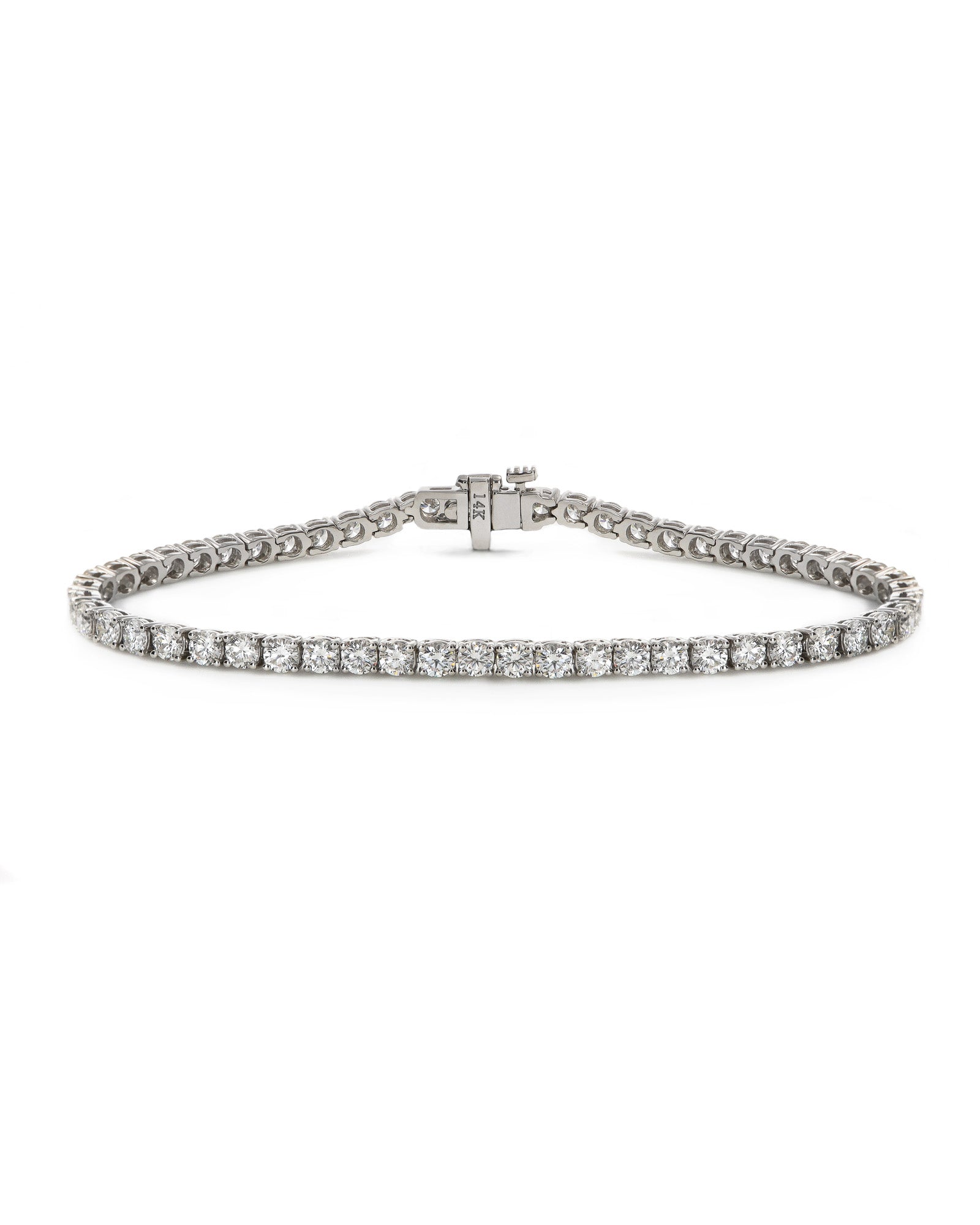 14kw 5ctw Diamond Tennis Bracelet