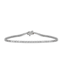 14kw 2ctw Half Bezel Tennis Bracelet