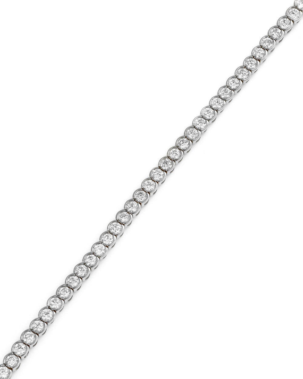 14kw 2ctw Half Bezel Tennis Bracelet