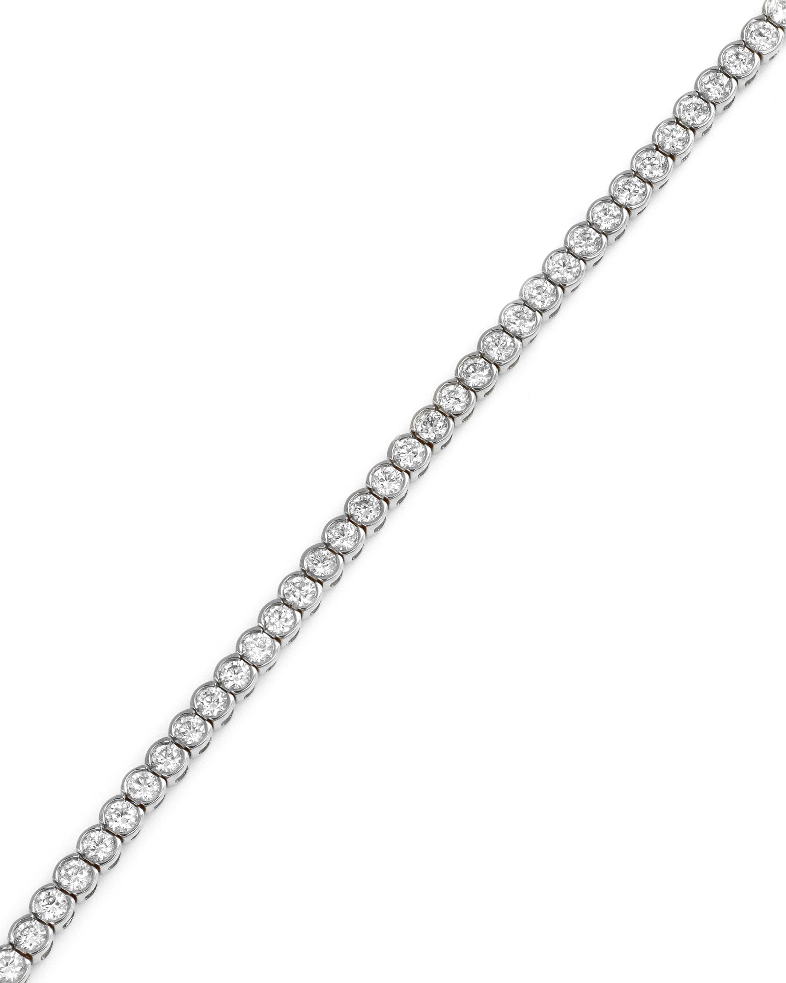 14kw 2ctw Half Bezel Tennis Bracelet