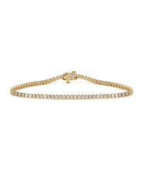 14ky 2ctw Half Bezel Tennis Bracelet