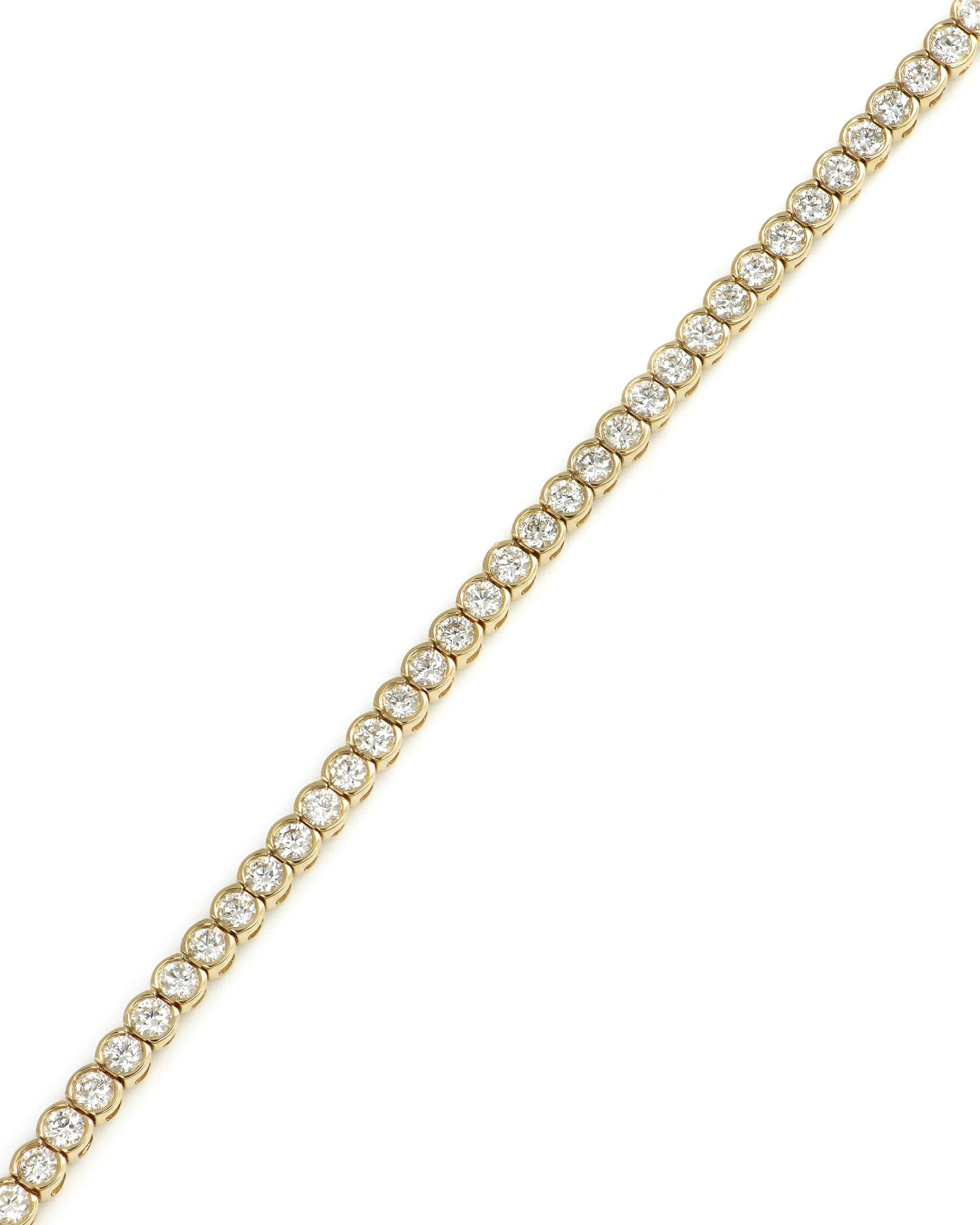 14ky 2ctw Half Bezel Tennis Bracelet