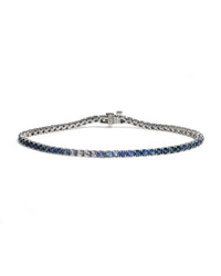 14kw 4ctw Ombre Sapphire Tennis Bracelet