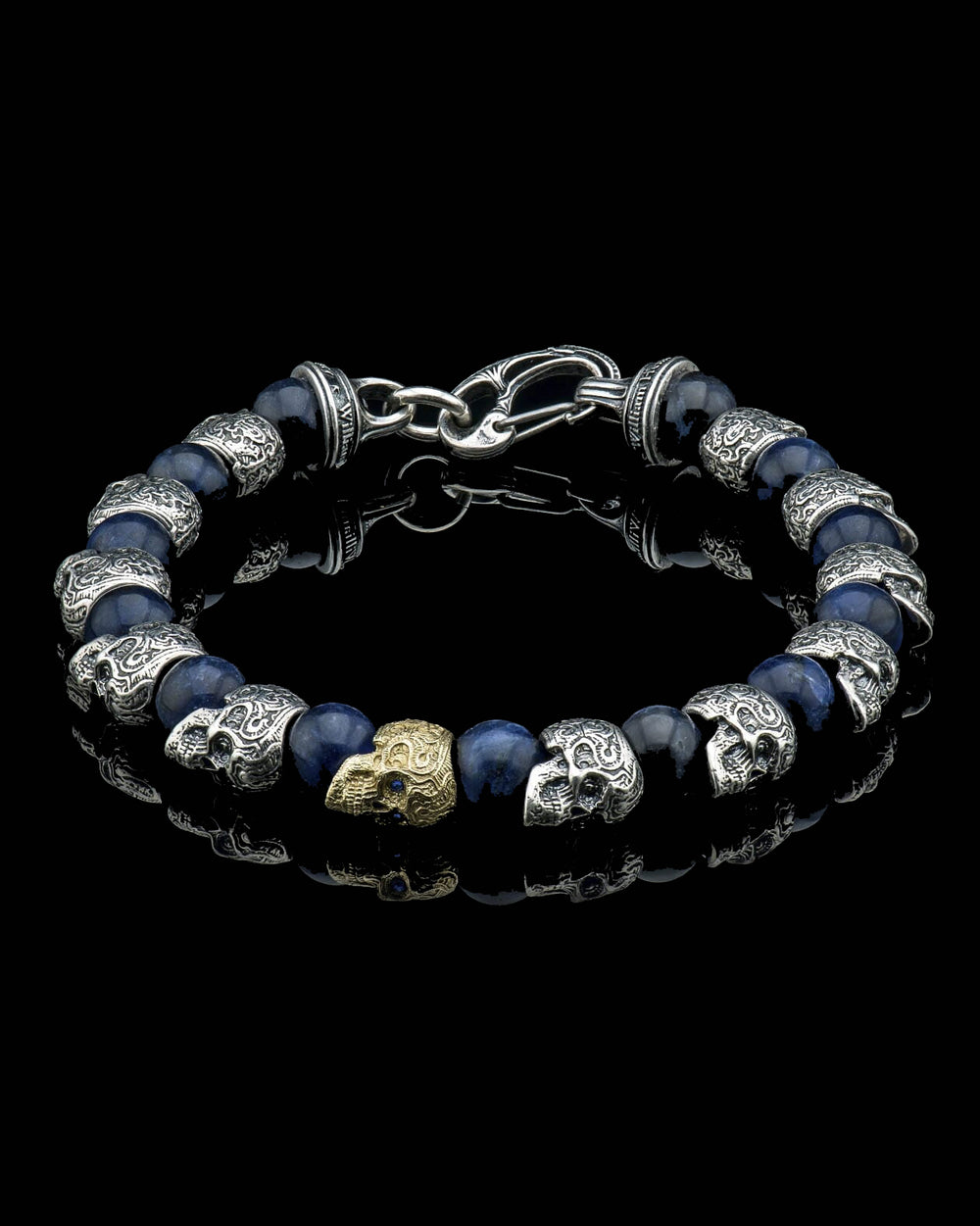 Caprice Sugar Skull Beaded Bracelet
