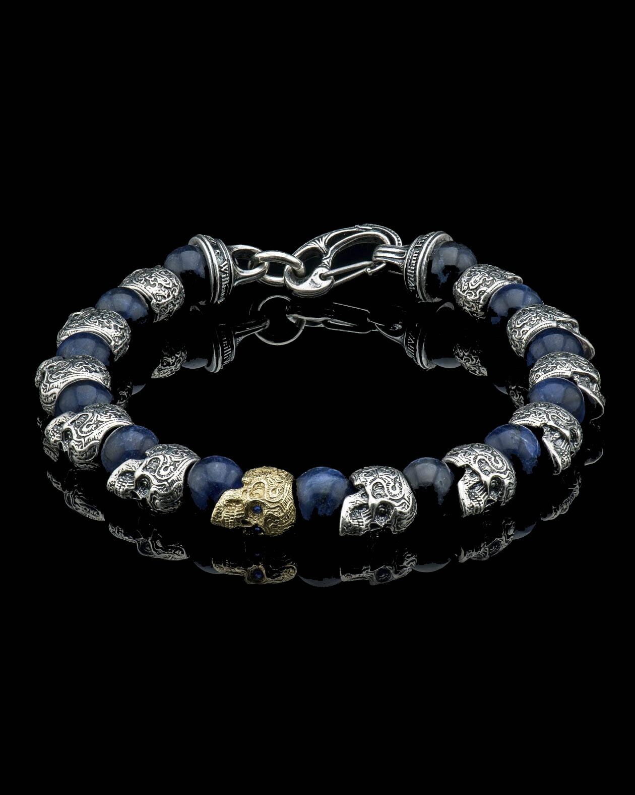 Caprice Sugar Skull Beaded Bracelet