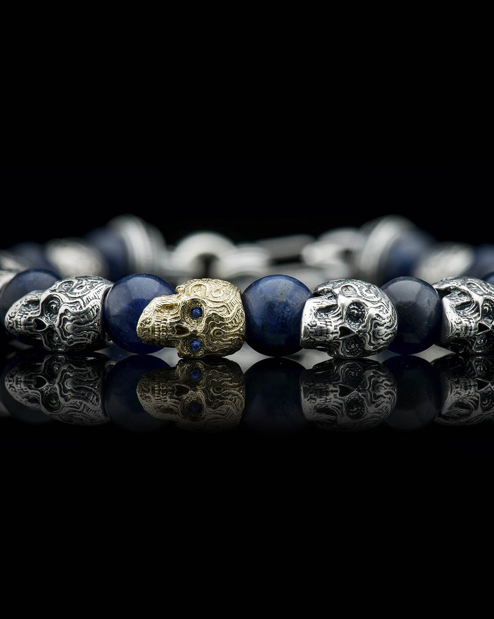 Caprice Sugar Skull Beaded Bracelet