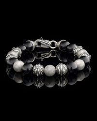 Archeon Onyx and Meteorite Bracelet