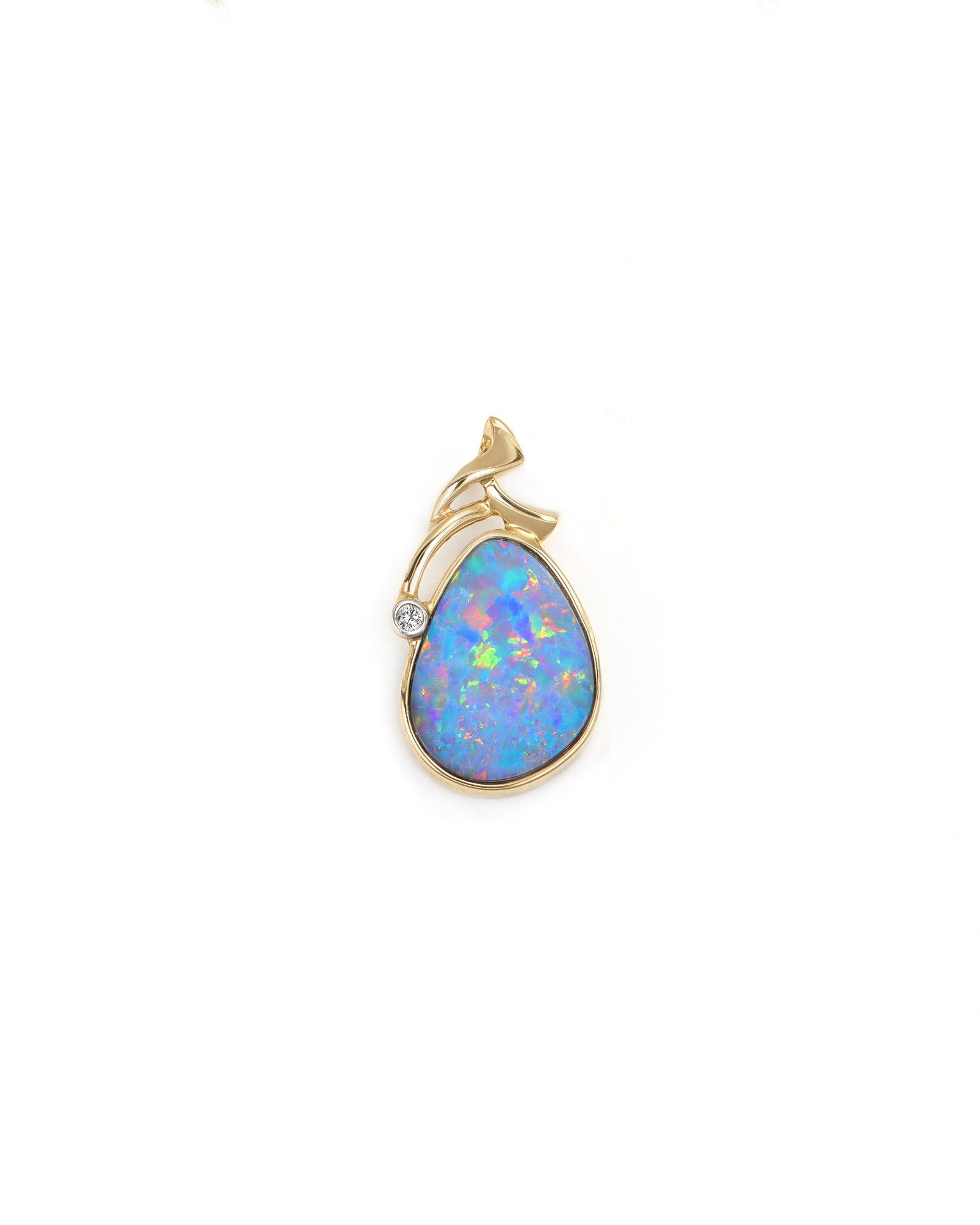 Pear Shaped Opal Pendant