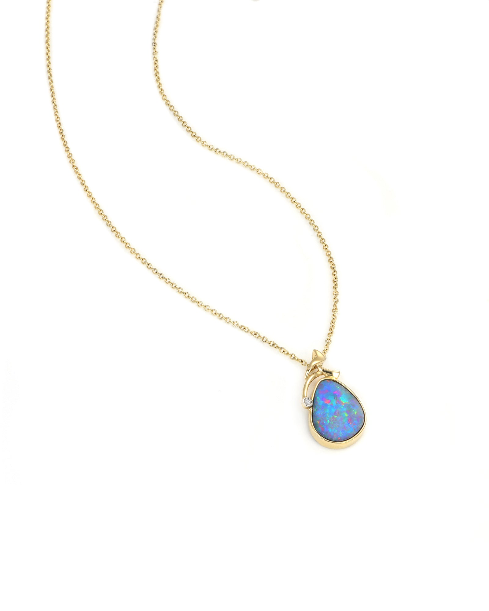 Pear Shaped Opal Pendant