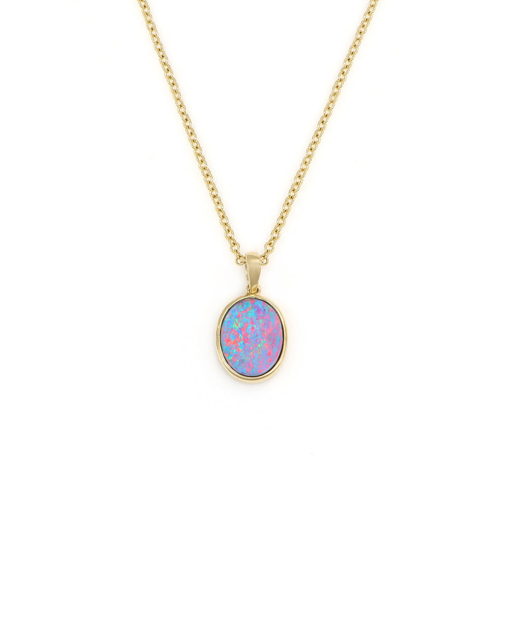 Opal Oval Pendant