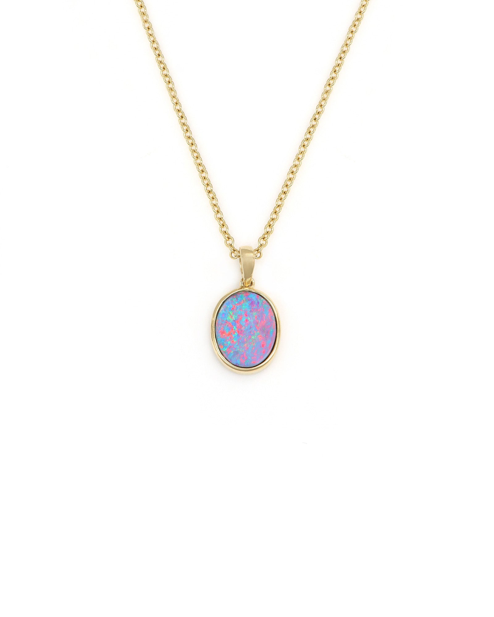 Opal Oval Pendant