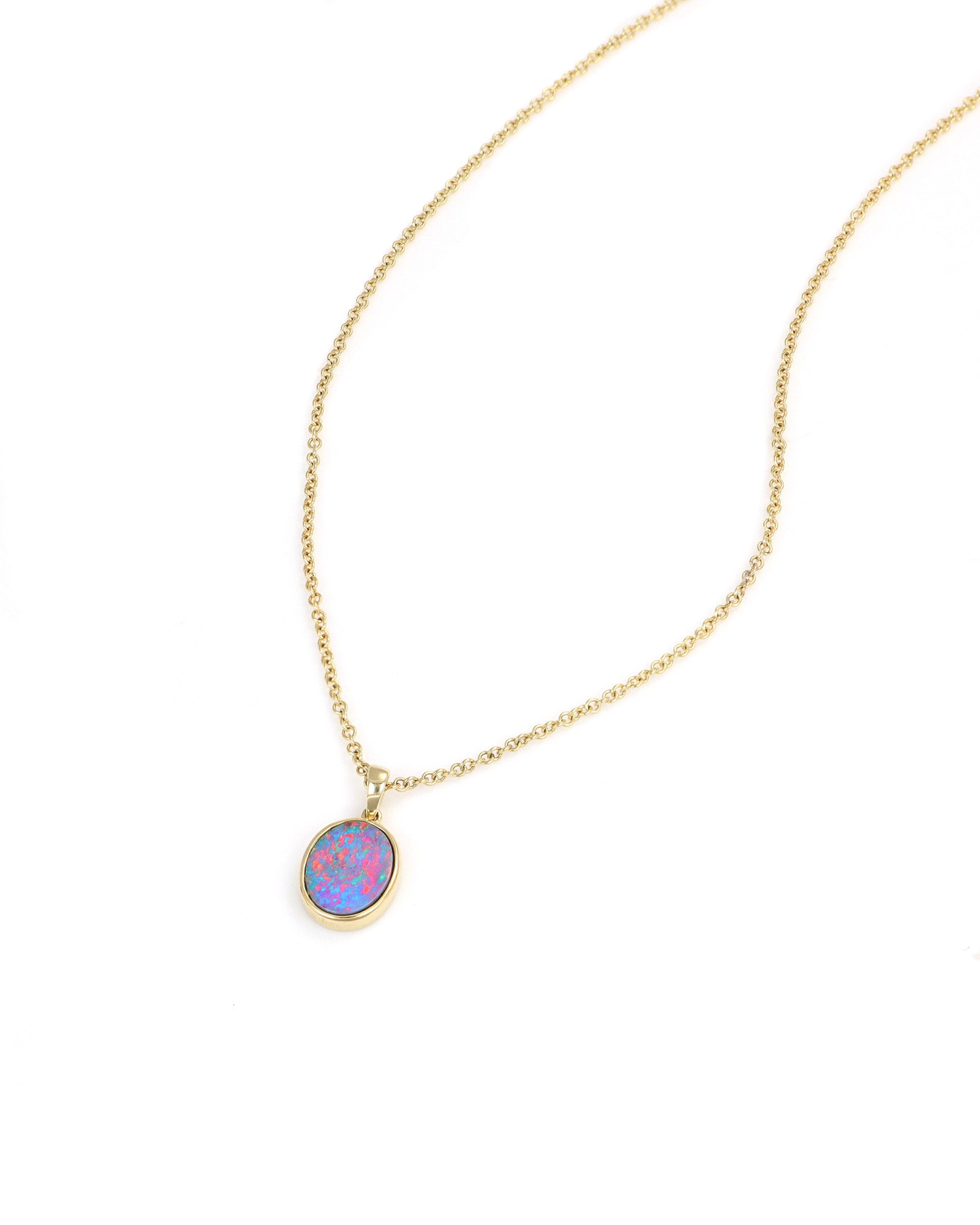 Opal Oval Pendant