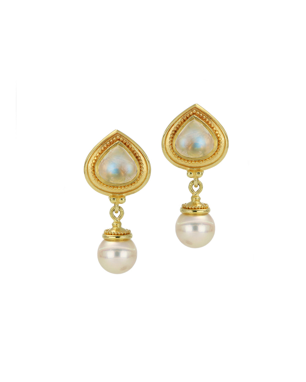 Rainbow Moonstone Earrings