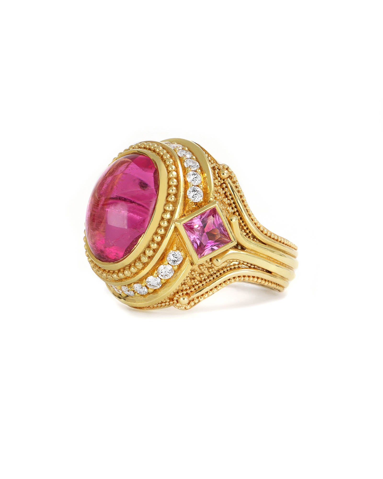 Rubellite Tourmaline Ring