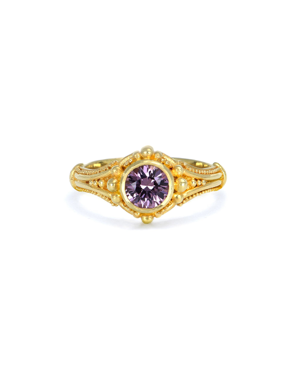 Lavendar Spinel Ring
