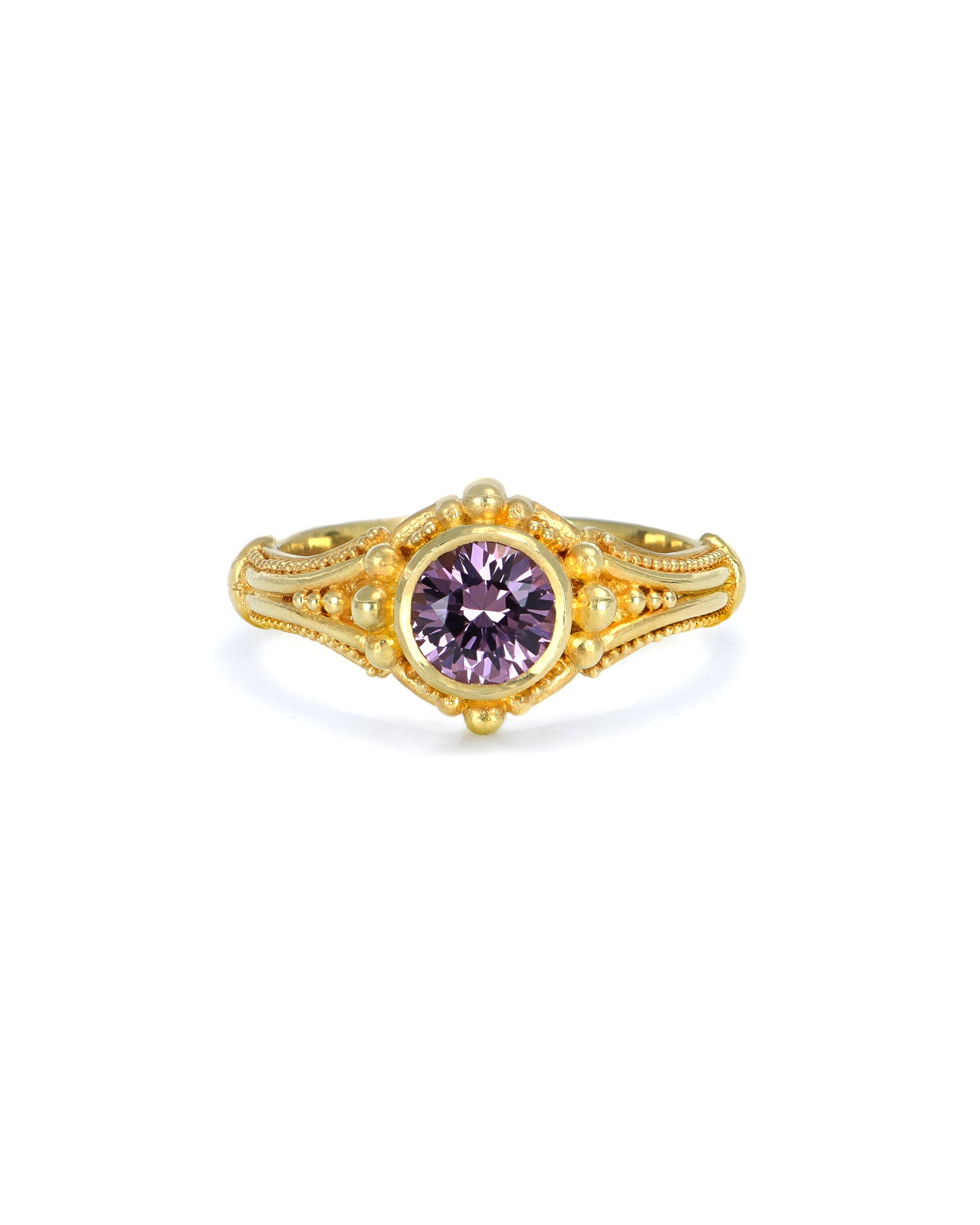 Lavendar Spinel Ring