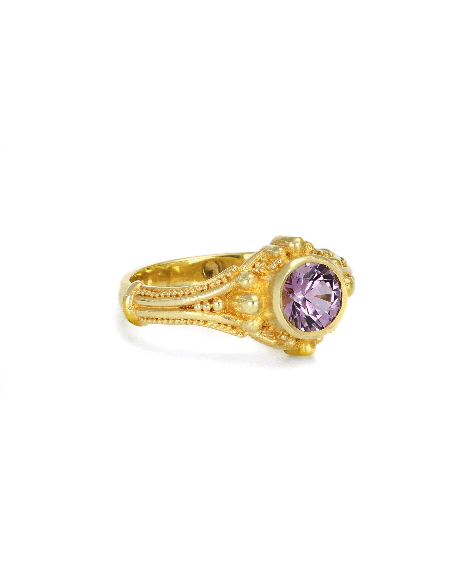 Lavendar Spinel Ring