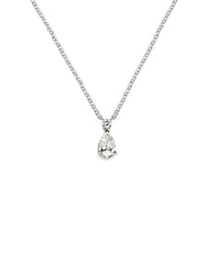 Lab Diamond Pear Drop Pendant