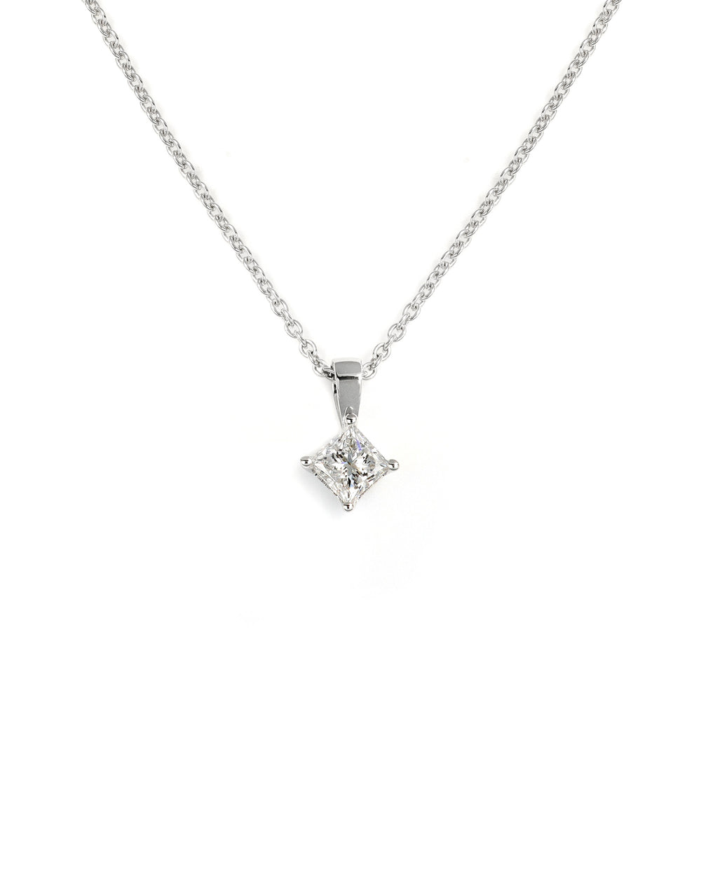 Lab Diamond Princess Necklace