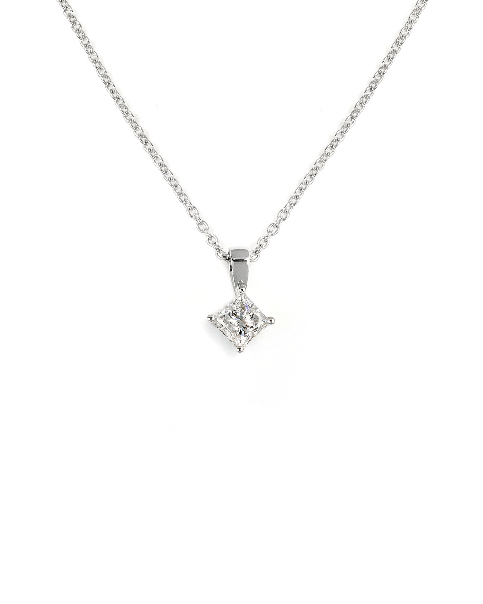 Lab Diamond Princess Necklace
