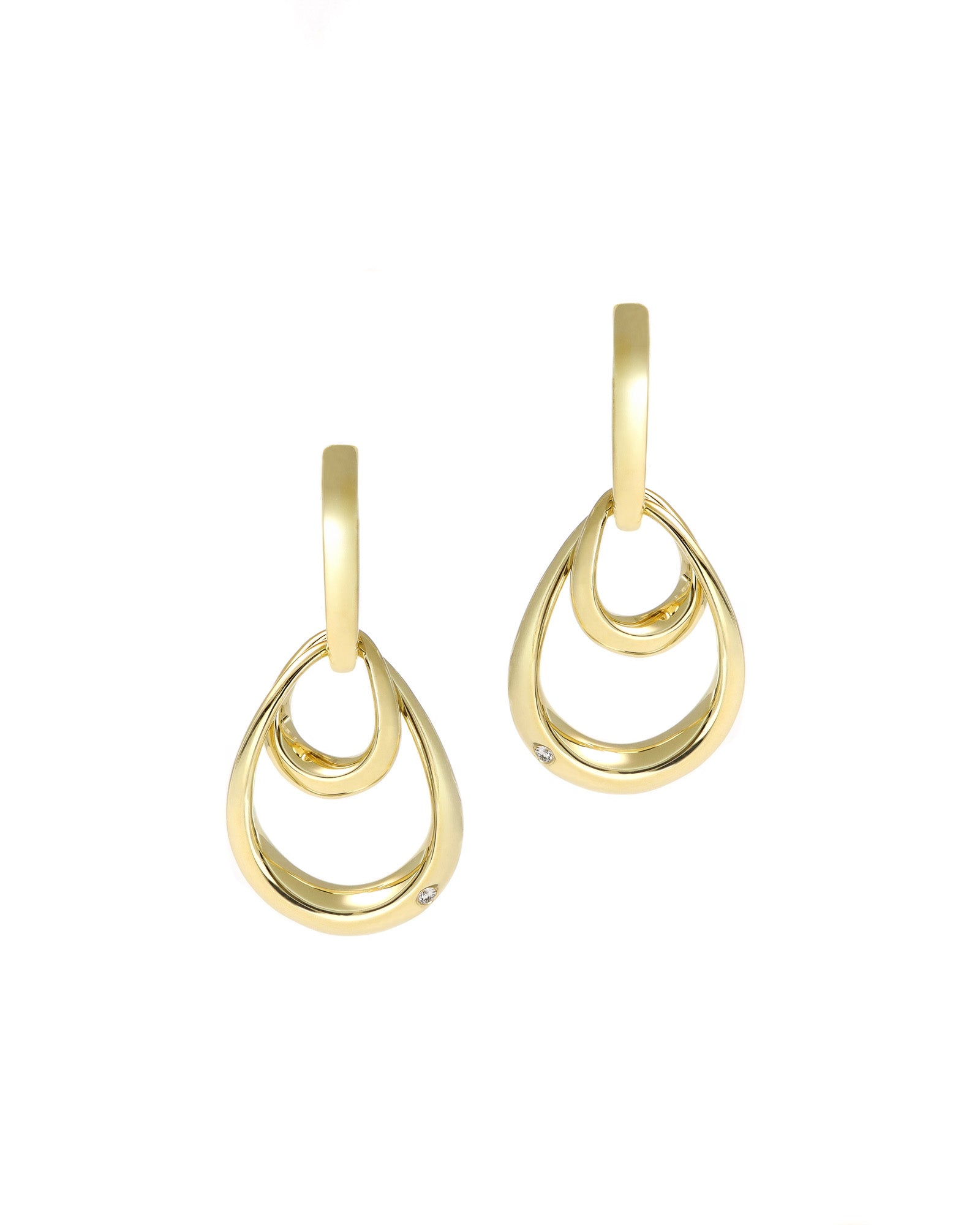Drop Double Loop Earrings