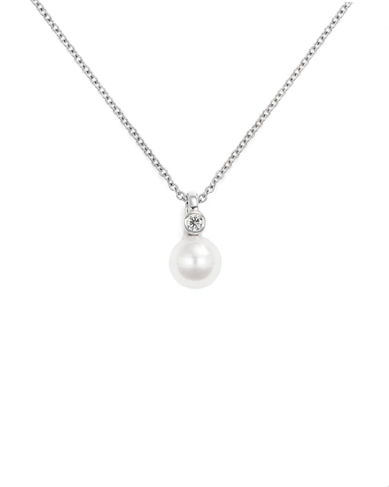 Pearl Diamond Pendant