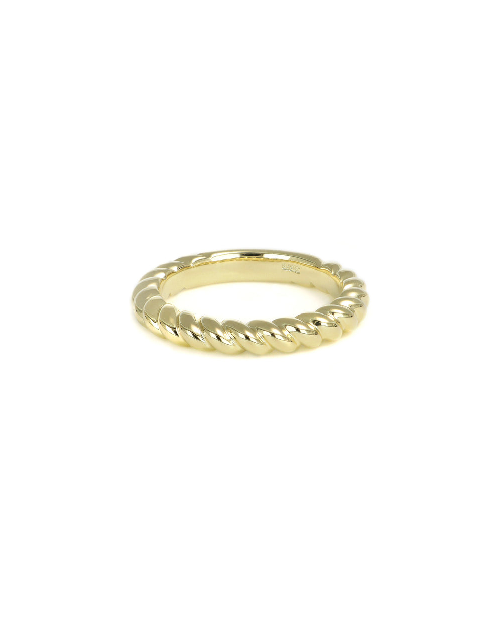 Yellow Gold Rope Stacker