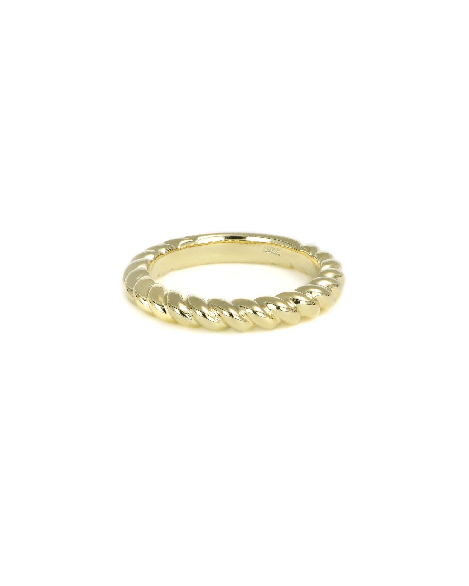 Yellow Gold Rope Stacker