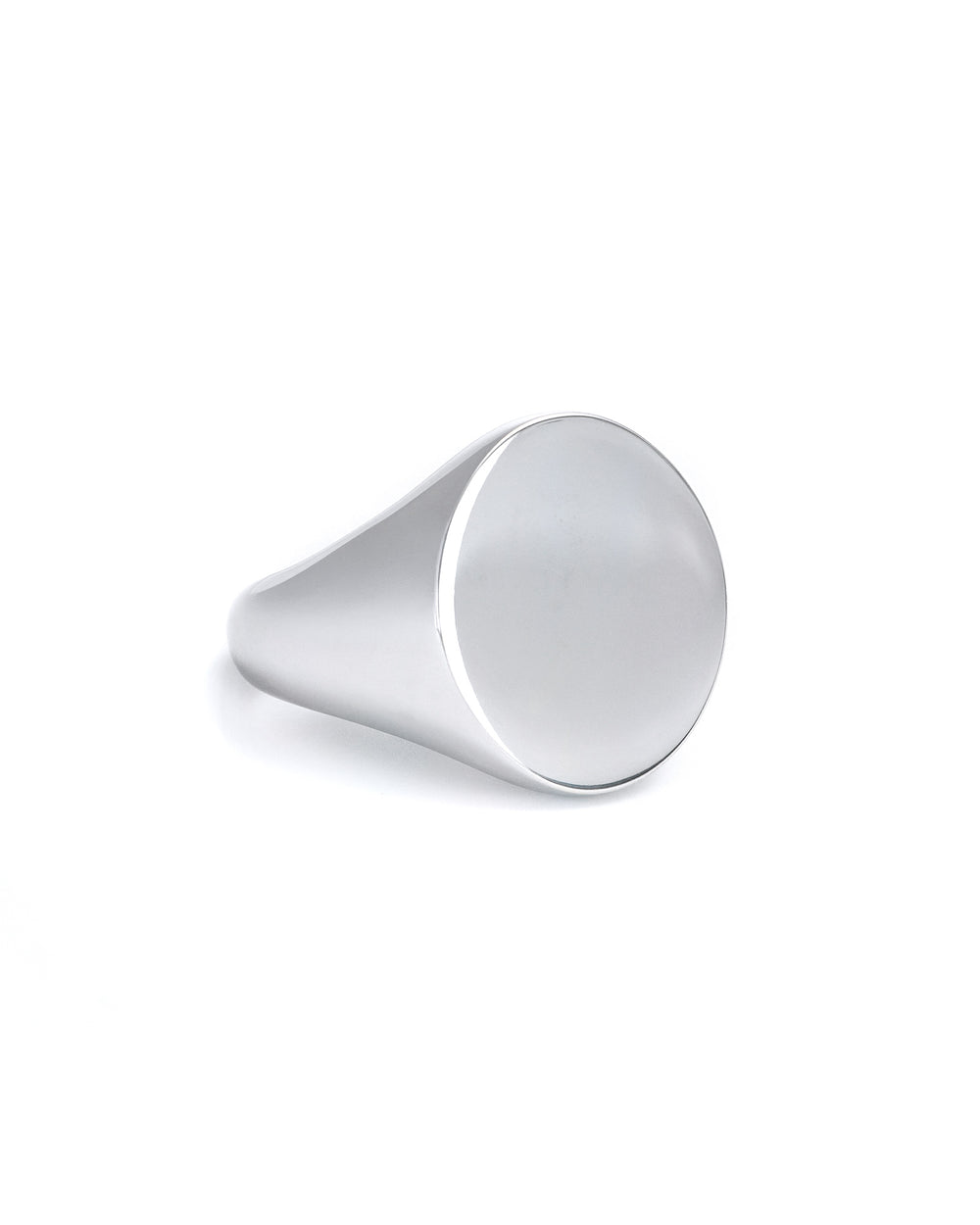 White Gold Signet