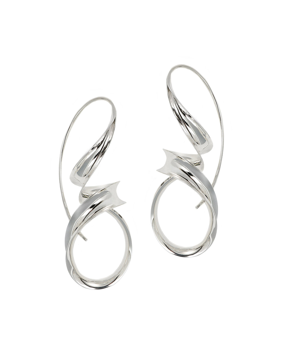 Large Serpentine  Earrings