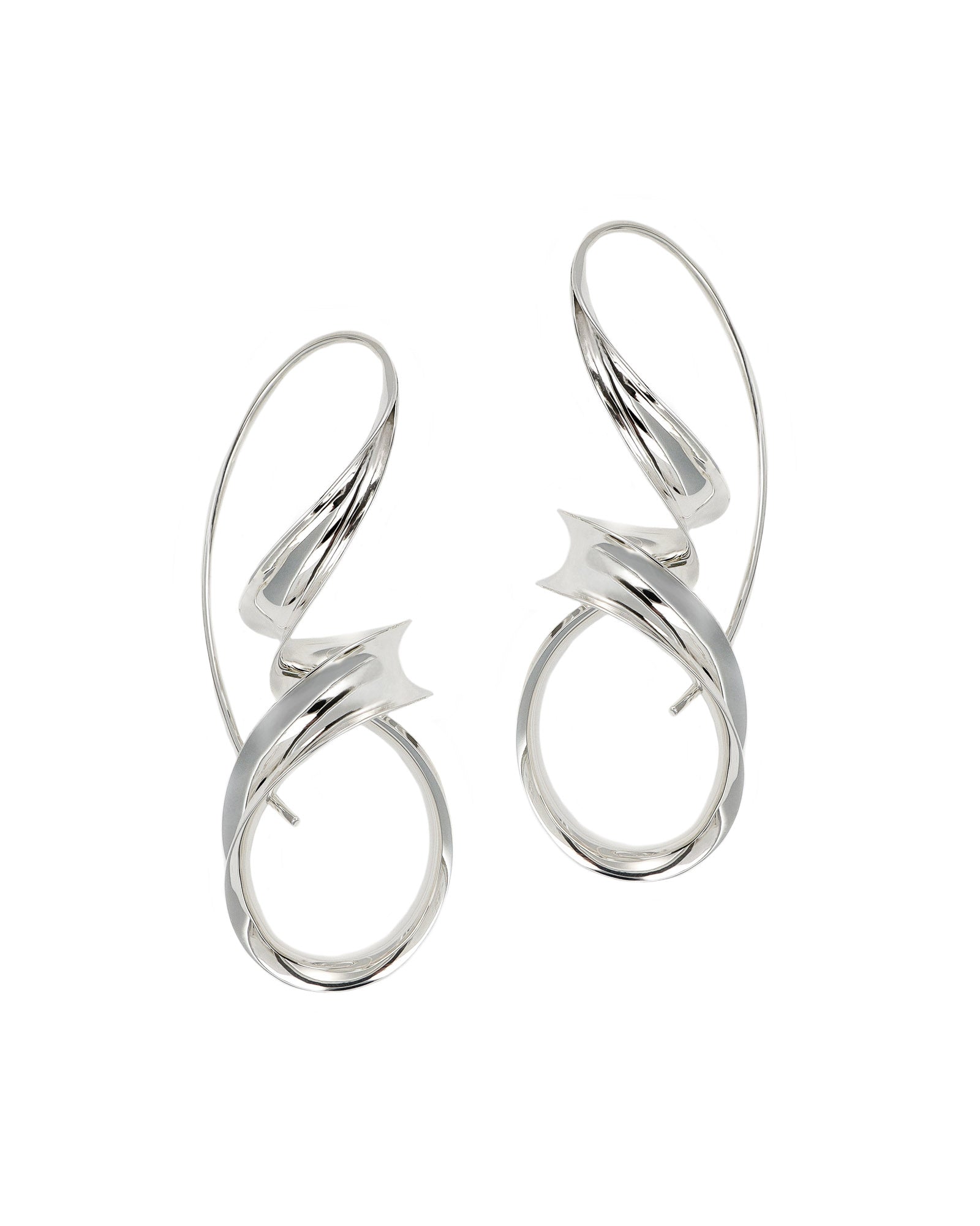 Large Serpentine  Earrings