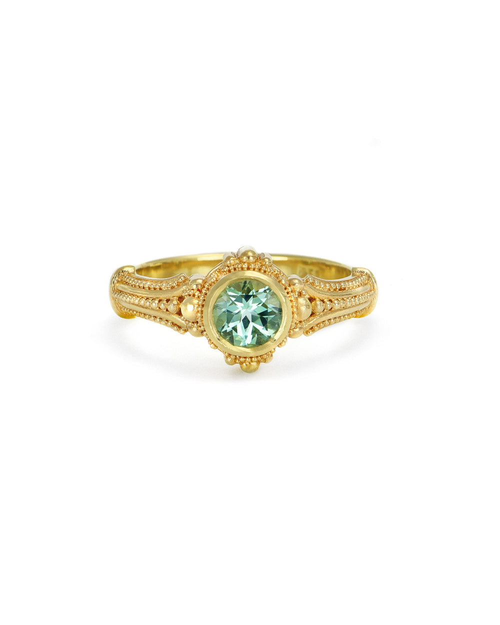 Seafoam Tourmaline Ring