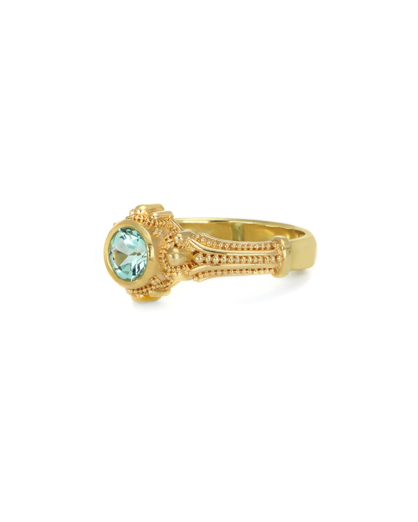 Seafoam Tourmaline Ring
