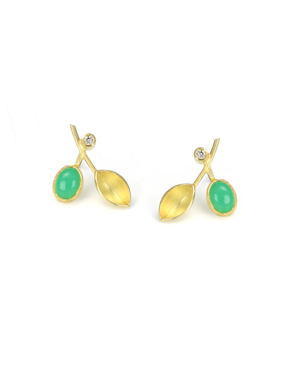 Chrysoprase Earrings