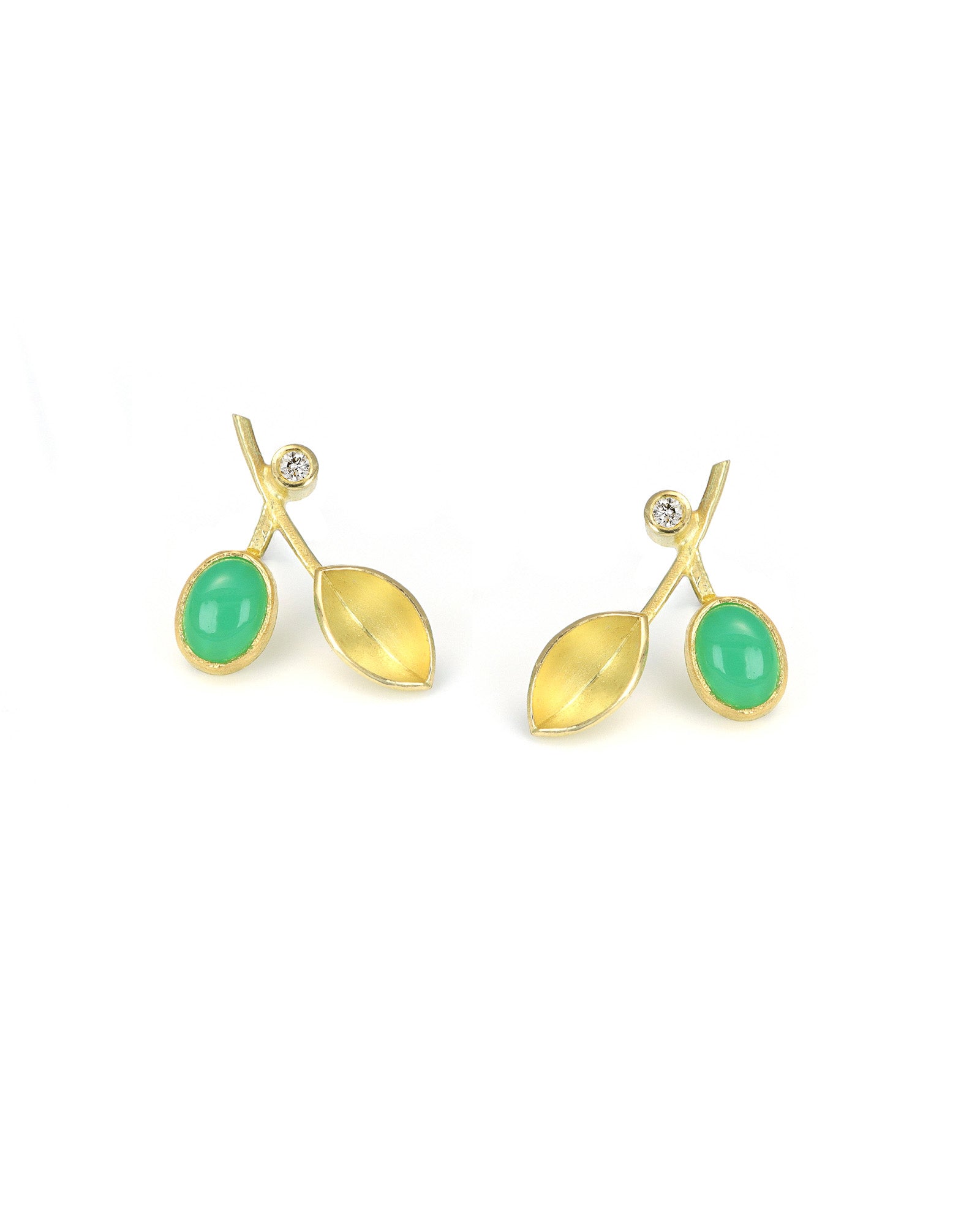 Chrysoprase Earrings