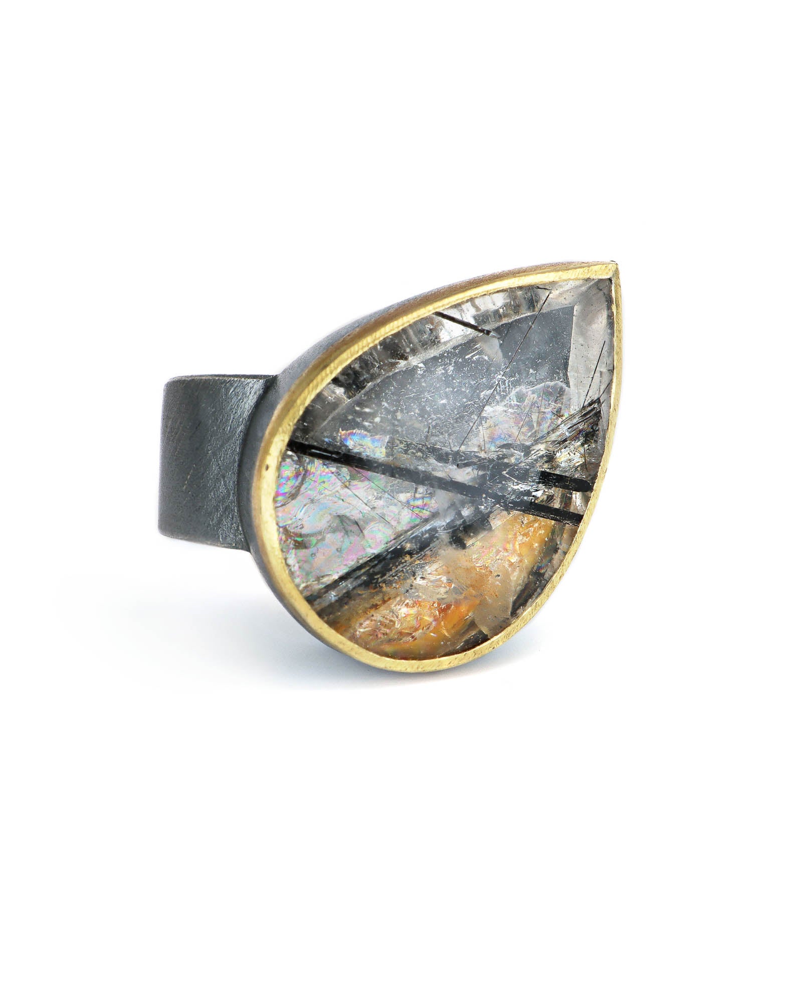 Tourmaline Quartz Ring