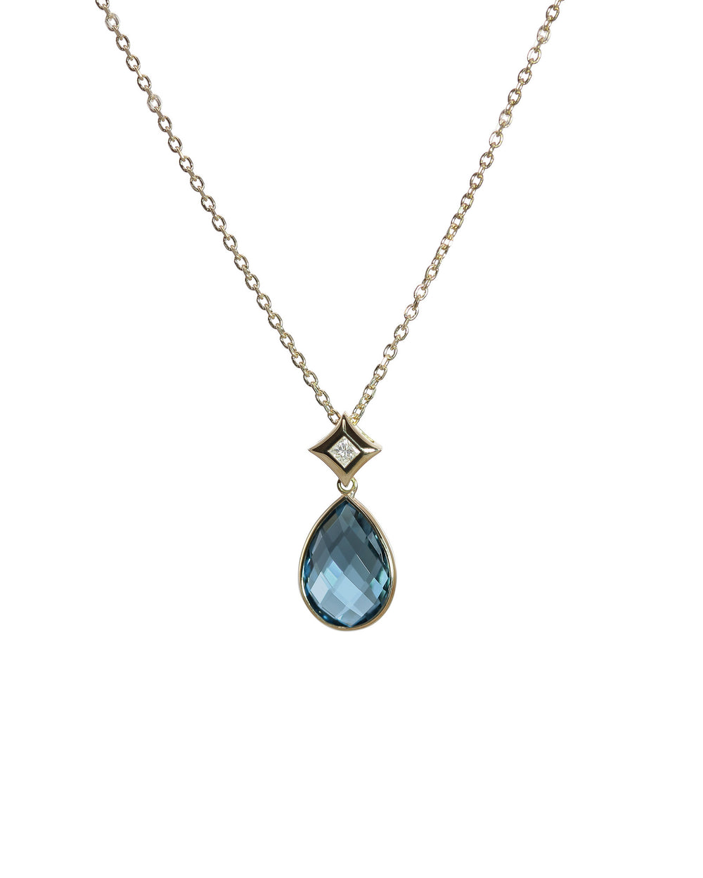 Topaz Briolette Necklace