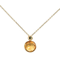 Citrine Drop Necklace