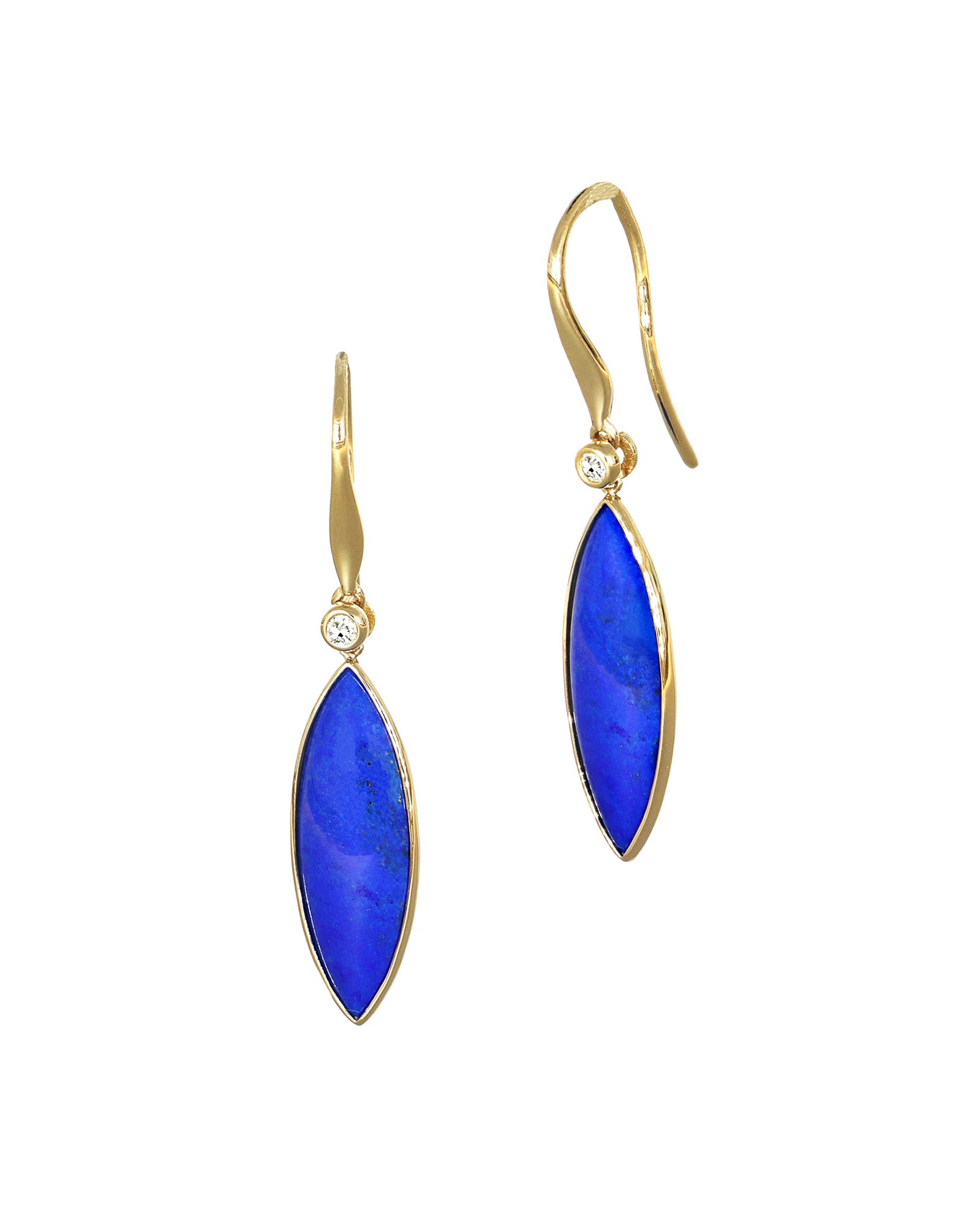 Lapis Marquis Earrings