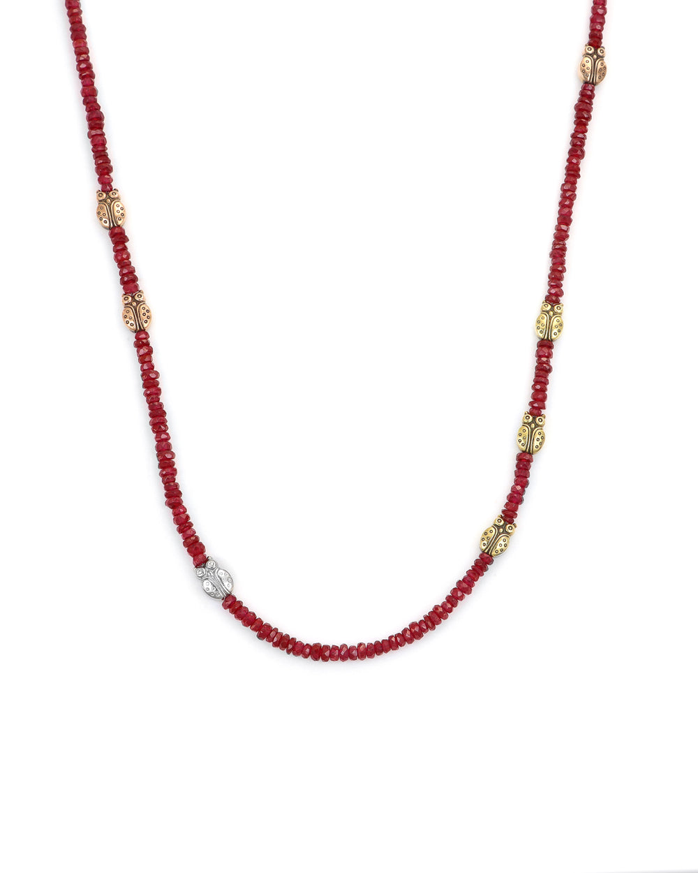 Fable Animals and Strange Characters Beaded Necklace