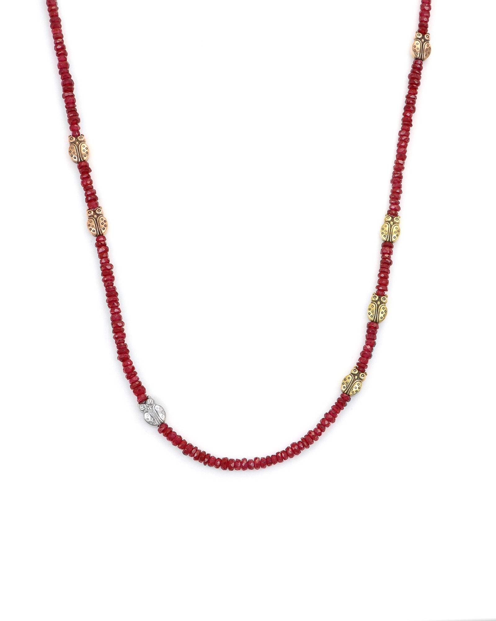 Fable Animals and Strange Characters Beaded Necklace
