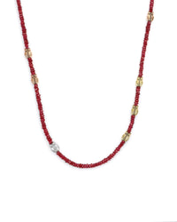 Fable Animals and Strange Characters Beaded Necklace