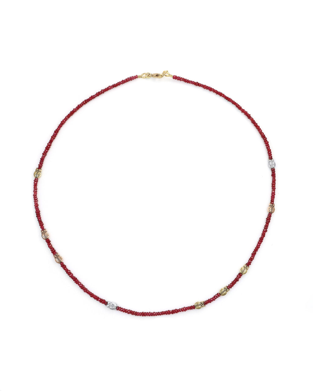 Fable Animals and Strange Characters Beaded Necklace